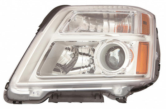 Head Lamp Passenger Side With Chrome Bezel Capa For Gmc - GM2503435C