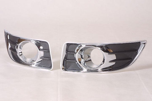 Fog Lamp Bezel Front Driver Side Chrome/Black Lt/Ltz Model/Classic For Chevrolet - GM2598103