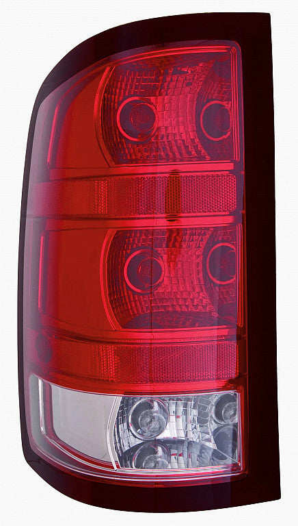 Tail Lamp Driver Side Base Model With Dark Trim/Large Bulb Capa For Gmc - GM2800254C