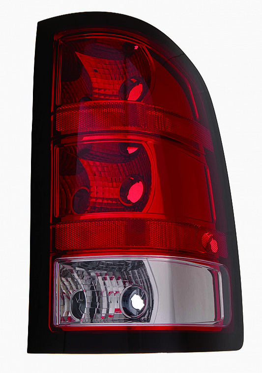 Tail Lamp Passenger Side 1500 Series Base Model Dark Red Trim Small 921 Back-Up Bulb Capa For Gmc - GM2801253C