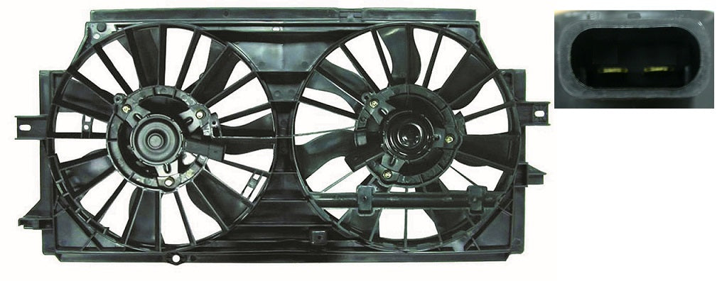 Radiator Fan Assy 3.1L/3.8 L For Buick - GM3115116