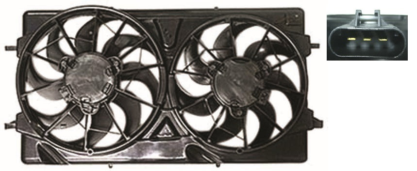 Cooling Fan Assy 2.0L For Saturn - GM3115182