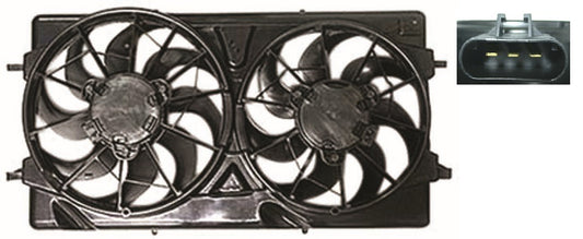 Cooling Fan Assy 2.0L For Saturn - GM3115182