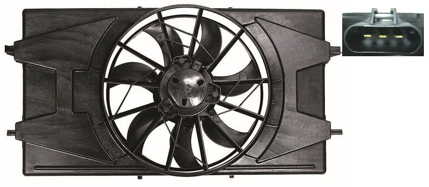 Radiator Fan Assy 2.2/2.4L For Saturn - GM3115207