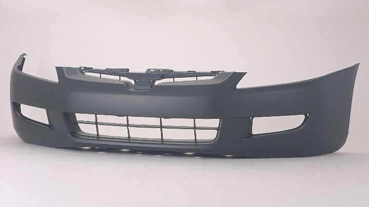 Bumper Front Primed With Fog Lamp Hole M/T V6 For Honda - HO1000212