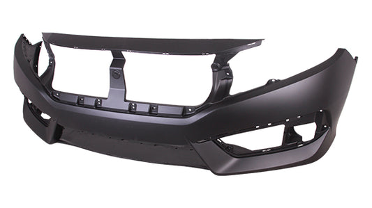 Bumper Front Primed Exclude Si Model For Honda - HO1000306
