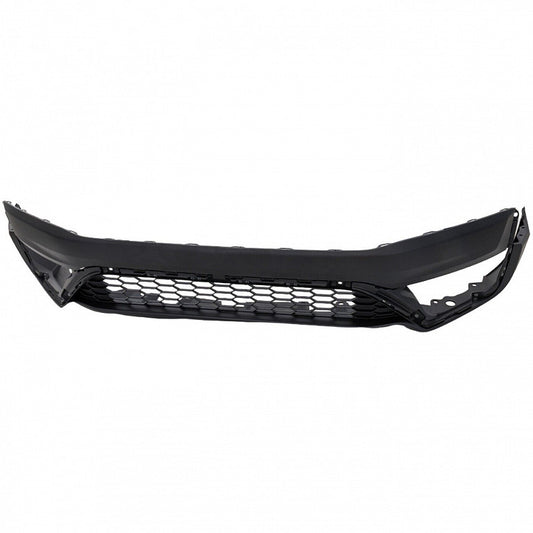Bumper Front Textured Dark Gray Without Sensor Capa For Honda - HO1015124C