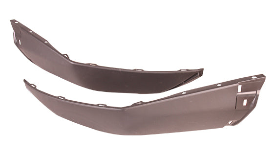 Bumper Lower Rear Driver Side Dark Gray Textured Capa For Honda - HO1116102C