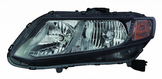 Head Lamp Driver Side Halogen Capa For Honda - HO2502150C