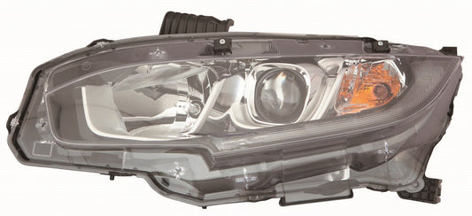 Head Lamp Driver Side Halogen Capa For Honda - HO2502173C