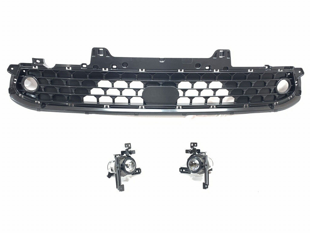 Grille Front Dark Gray With Adaptive Cruise/Fog Lamps For Hyundai - HY1036164