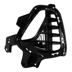 Fog Lamp Bezel Front Driver Side Bight Black Finish Without N-Line For Hyundai - HY1038153