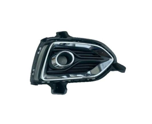 Fog Lamp Bezel Front Passenger Side Black With Chrome Frontame For Hyundai - HY1039145