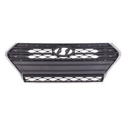 Grille Chrome Frontame With Black Bars Use Without Auto-Brake For Hyundai - HY1200214