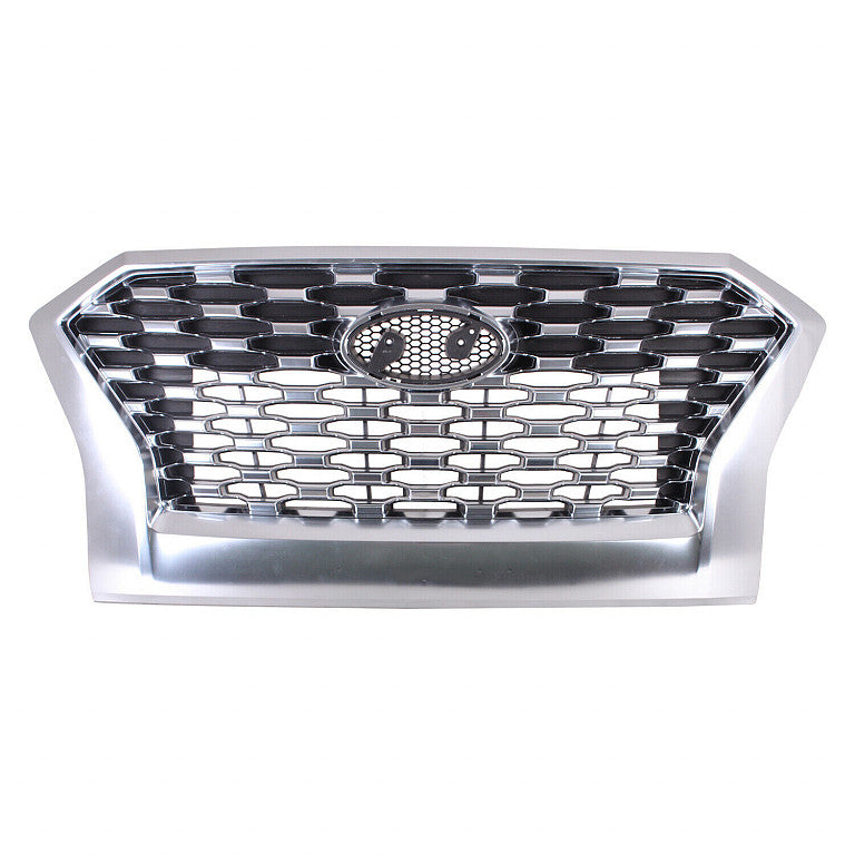 Grille Front Satin Chrome Frontame Without Sensor Sel For Hyundai - HY1200240