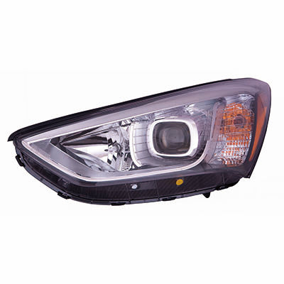 Head Lamp Driver Side Halogen Gls/Ltd Model Capareturn Restricted - Final Sale - No Warranty Coverage For Hyundai - HY2502175C