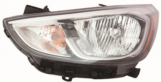 Head Lamp Driver Side Halogen Without Led High Quality For Hyundai - hy2502192