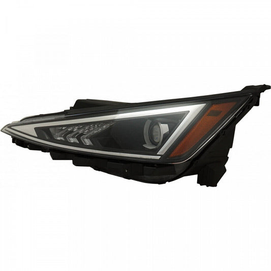 Head Lamp Driver Side Halogen Without Led Drl Us Built Capareturn Restricted - Final Sale - No Warranty Coverage For Hyundai - HY2502233C