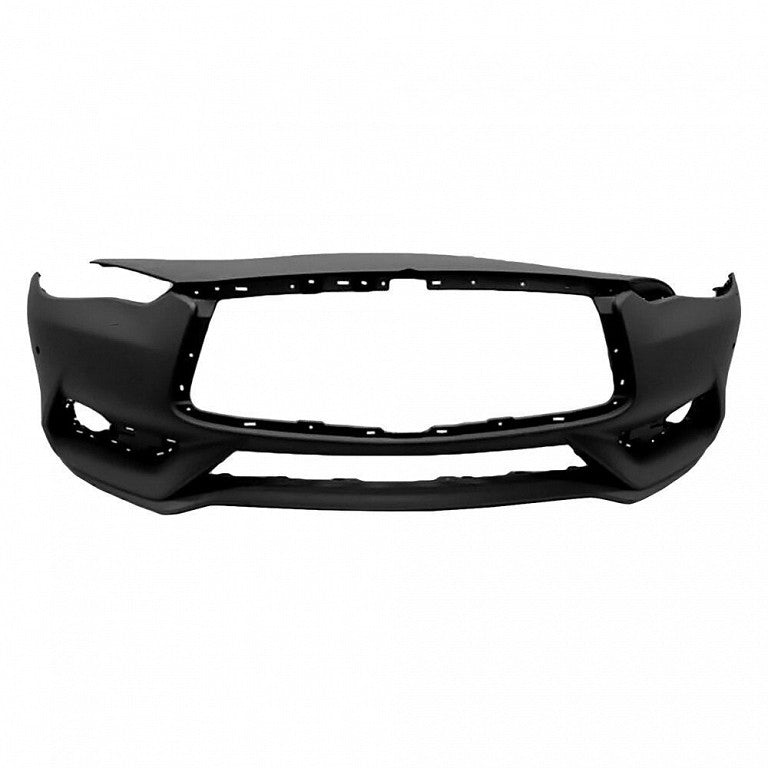 Bumper Front Primed Ptm With Park Assist Sensor Capa For Infiniti - IN1000276C