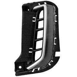 Grille Driver Side Black With Chrome Moulding For Kia - KI1038141