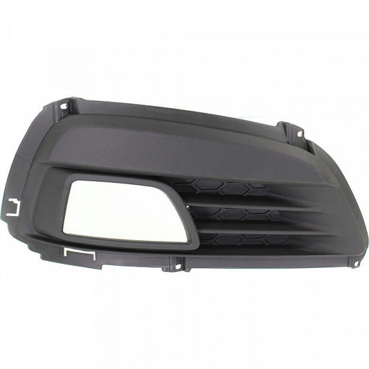 Fog Lamp Cover Front Passenger Side Matte-Black With Hole For Kia - KI1039106