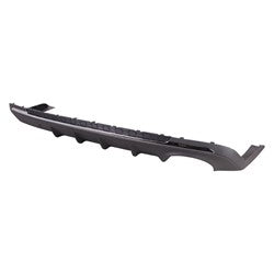 Valance Rear Matte Dark Gray Includes Chrome/Black Moulding With Single Exhaust For Kia - KI1195122