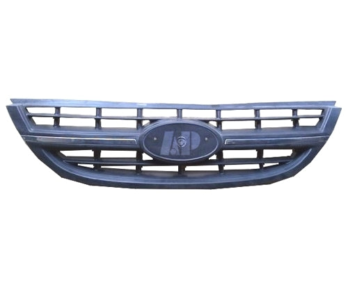 Grille (With Chrome Insert) Matte-Black For Kia - KI1200134