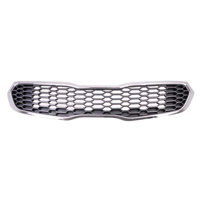 Grille Painted Dark Silver With Chrome Moulding For Ex For Kia - KI1200156