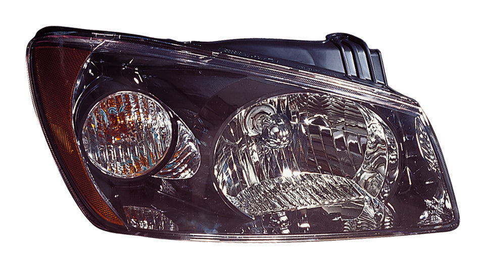 Head Lamp Passenger Side (Smoked) Ex/Sx High Quality For Kia - KI2503117