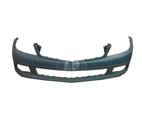 Bumper Front Primed Without Sensor Without H L Washer Without Amg Sport Pkg With Chrome Slots Capa For Mercedes - MB1000298C