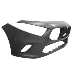 Bumper Front Primed With 2 Sensor/Tow Hook Hole Cover Without Camer With Amg For Mercedes - MB1000597