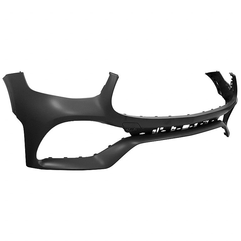 Bumper Front Primed Ptm With Tow Hook Without Park Assist Sensor For Mercedes - MB1000619