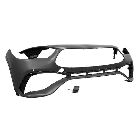 Bumper Front Primed Gray With Tow Hook / 4 Park Assist Sensor / Amg Without Aerodynamic Pkg For Mercedes - MB1000638