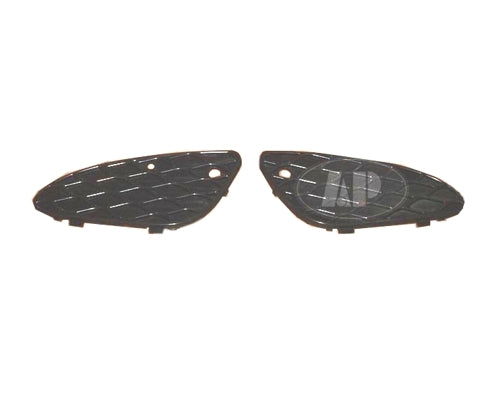 Grille Lower Driver Side Outer Without Sprt Matt-Black For Mercedes - MB1038111
