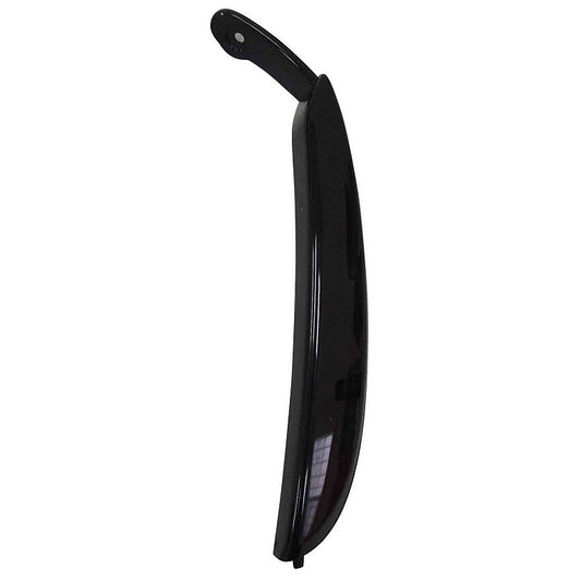 Grille Molding Front Driver Side Outer Bright Black Asa Plastic Trim For Mercedes - MB1038207