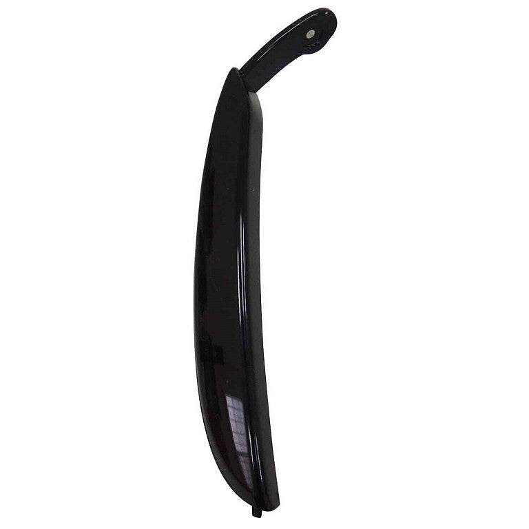 Grille Molding Front Passenger Side Outer Bright Black Asa Plastic Trim For Mercedes - MB1039207