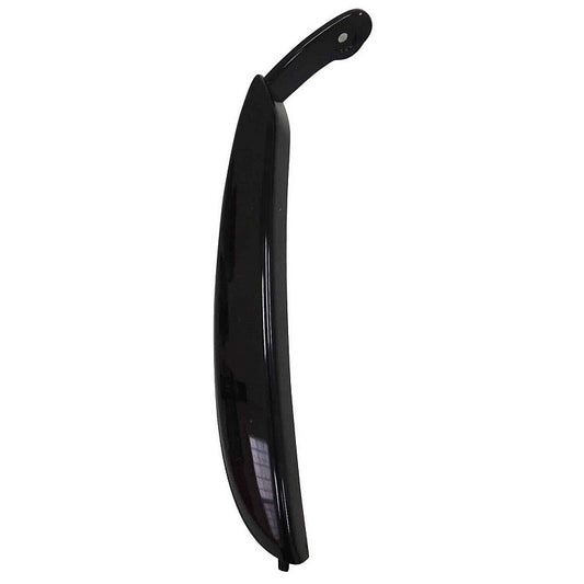 Grille Molding Front Passenger Side Outer Bright Black Asa Plastic Trim For Mercedes - MB1039207