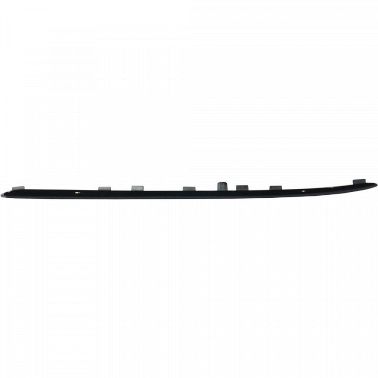 Bumper Molding Front Driver Side Upper Ptd Bright Black With Night Pkg For Mercedes - MB1046142