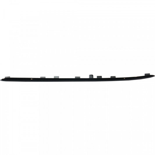 Bumper Molding Front Driver Side Upper Ptd Bright Black With Night Pkg For Mercedes - MB1046142
