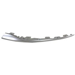 Bumper Moulding Front Driver Side Chrome/Silver Without Night Pkg For Mercedes - MB1046163