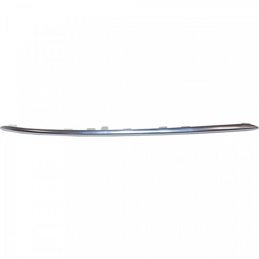 Bumper Molding Front Passenger Side Upper Satin Chrome Without Night Pkg For Mercedes - MB1047141