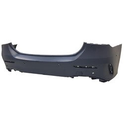 Bumper Rear Primed With Tow Hook Cover/6 Sensors/Amg Aero Pkg Sdn For Mercedes - MB1100445
