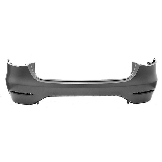 Bumper Rear Primed Gray Finish Without Park Assist Sensor For Mercedes - MB1100454