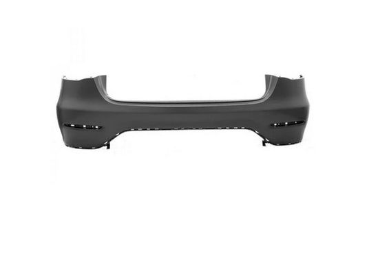 Bumper Rear Primed Gray Finish With 2 Park Assist Sensor For Mercedes - MB1100455