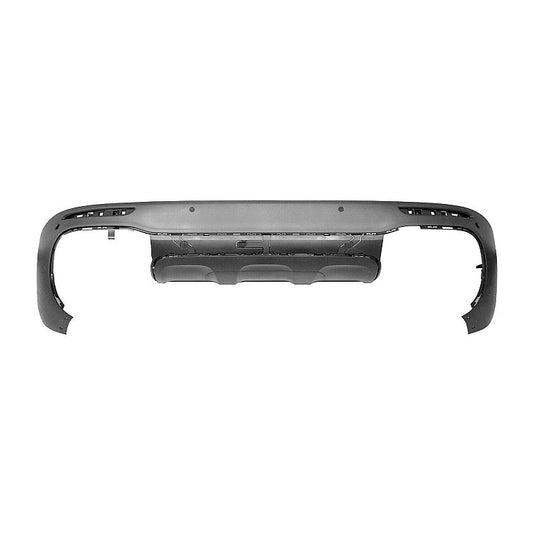 Bumper Rear Lower Textured Black With 4 Park Assist Sensor Without Amg For Mercedes - MB1115130