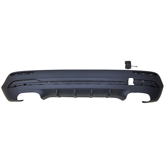 Bumper Rear Lower Textured Black With Tow Hook/Amg Without Park Assist Sensor For Mercedes - MB1115135