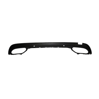 Bumper Lower Rear Without Amg Carbon Fiber Texture Black For Mercedes - MB1195108