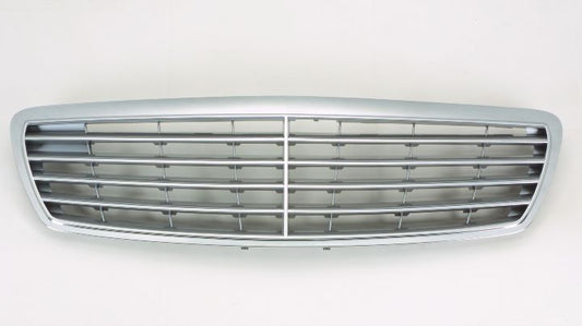 Grille Silver With Chrome Frontame (Elegance Pkg) For Mercedes - MB1200134