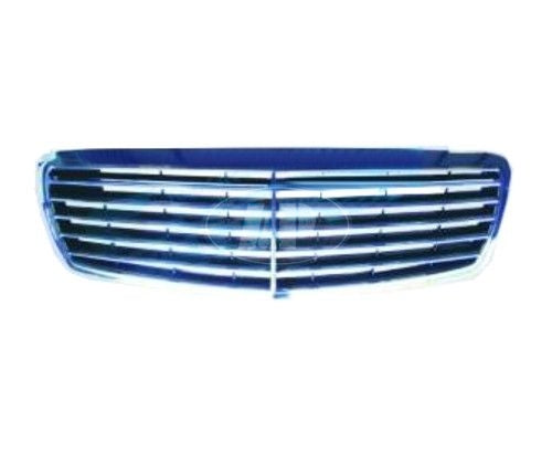 Grille Chrome/Black With Avantgarde Without Sensor (11 Moulding) For Mercedes - MB1200141