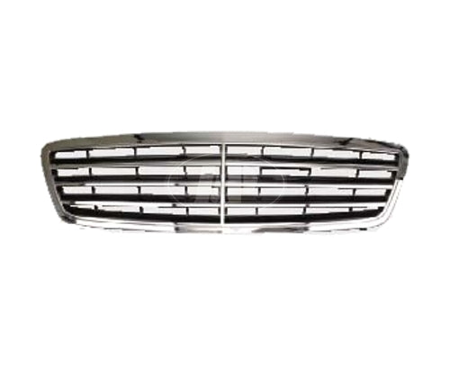 Grille Chrome/Black (Avngrd/Elgns) For Mercedes - MB1200143